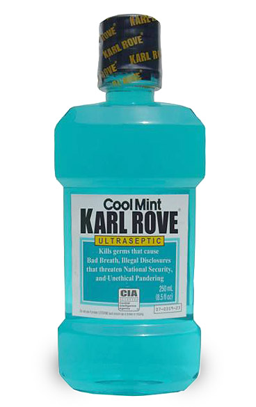 Karl Rove Mouthwash