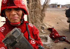 Target Iraq - Crying Soldier