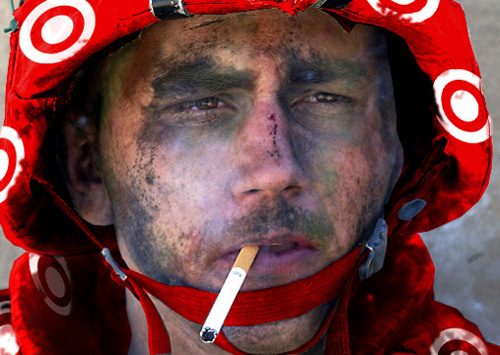 Target Iraq - Soldier Smoking